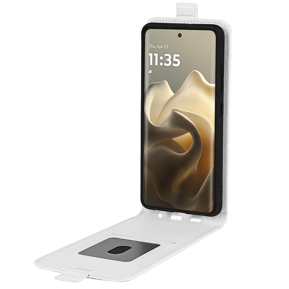 Чехол для Motorola Edge 60 Pro 5G с отделениями для карт, кожаный чехол-книжка с вертикальным откидыванием