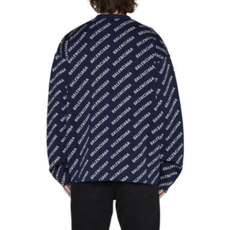 Balenciaga Вязаный кардиган с принтом-монограммой 736248T32338502