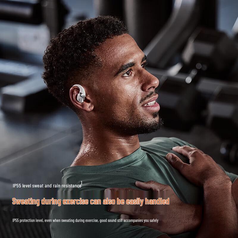 Спортивные Bluetooth-наушники Shokz OpenFit 2+ T921 с открытой конструкцией