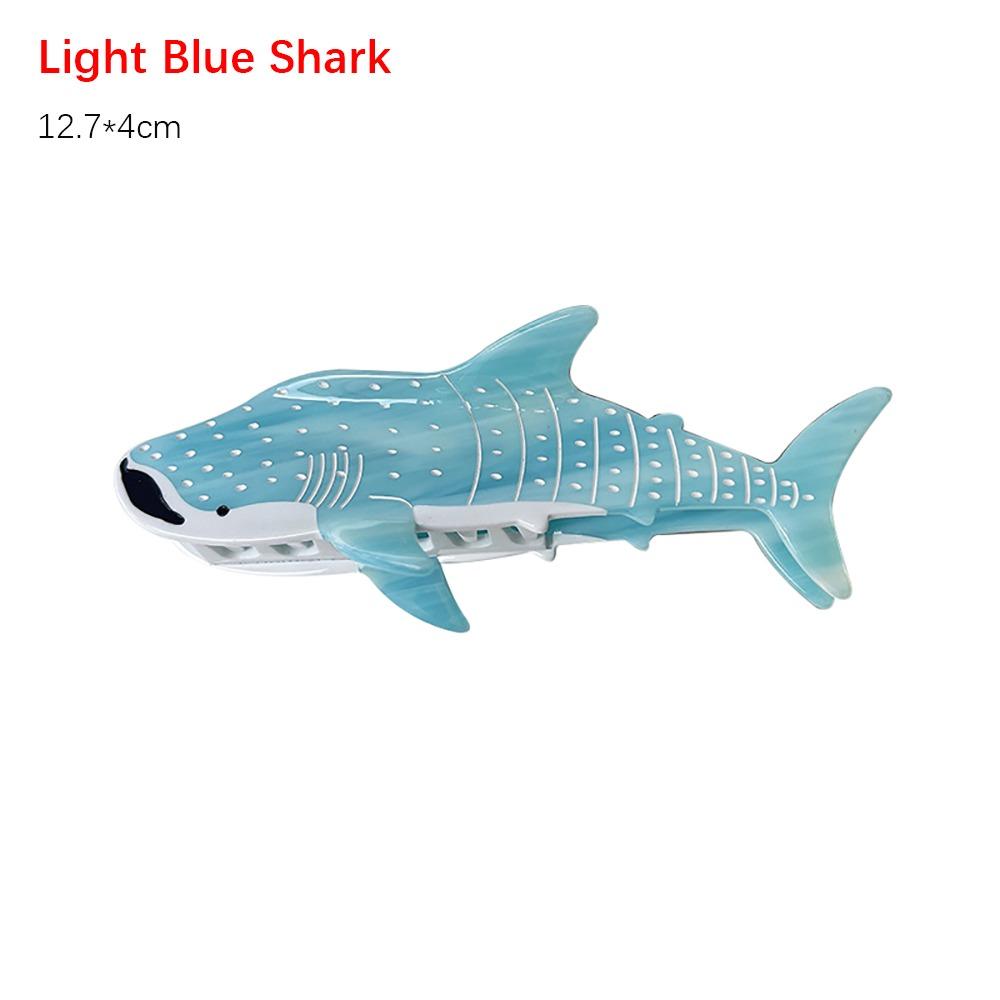 Ацетатный захват для волос серии «Морская биология» Индивидуальный захват для волос из акульего волоса Коготь для путешествий