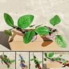 High Temperature Resistance Reptile Climb Tree Branch Suction Cup Habitat Reptiles Plants  Lizard
