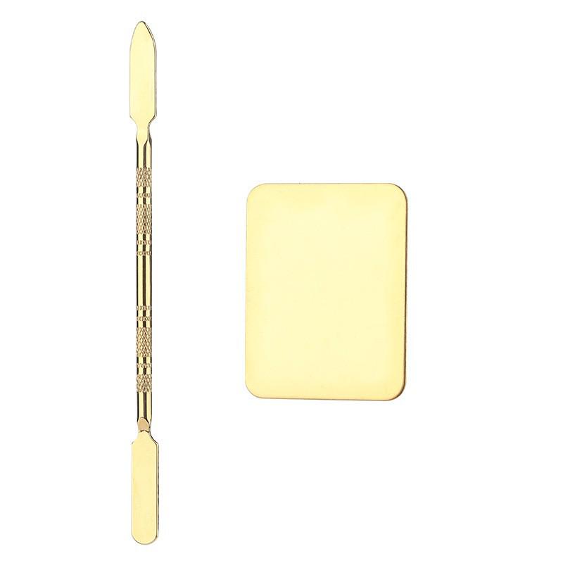 Набор палитр из нержавеющей стали для нейл-арта и макияжа для тональной основы и теней для век