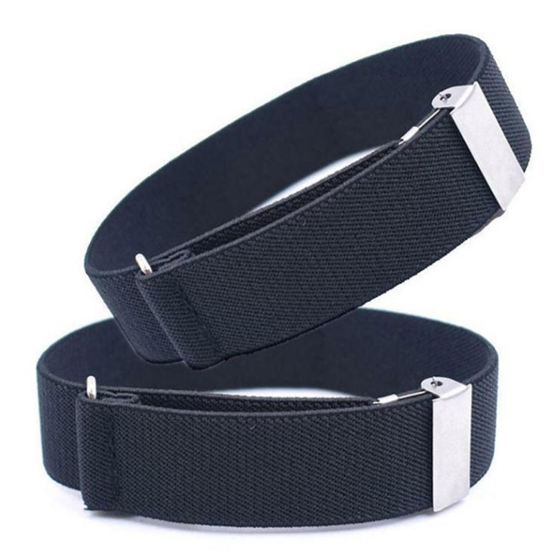 Модная рубашка унисекс для взрослых, эластичные манжеты на рукавах, регулируемые нескользящие ремешки, подвязки для рукавов