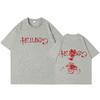 Футболка рэпера Lil Peep Crybaby Hellboy Винтажная хип-хоп футболка Унисекс Женская одежда Хлопковые оверсайз футболки с коротким рукавом Топы