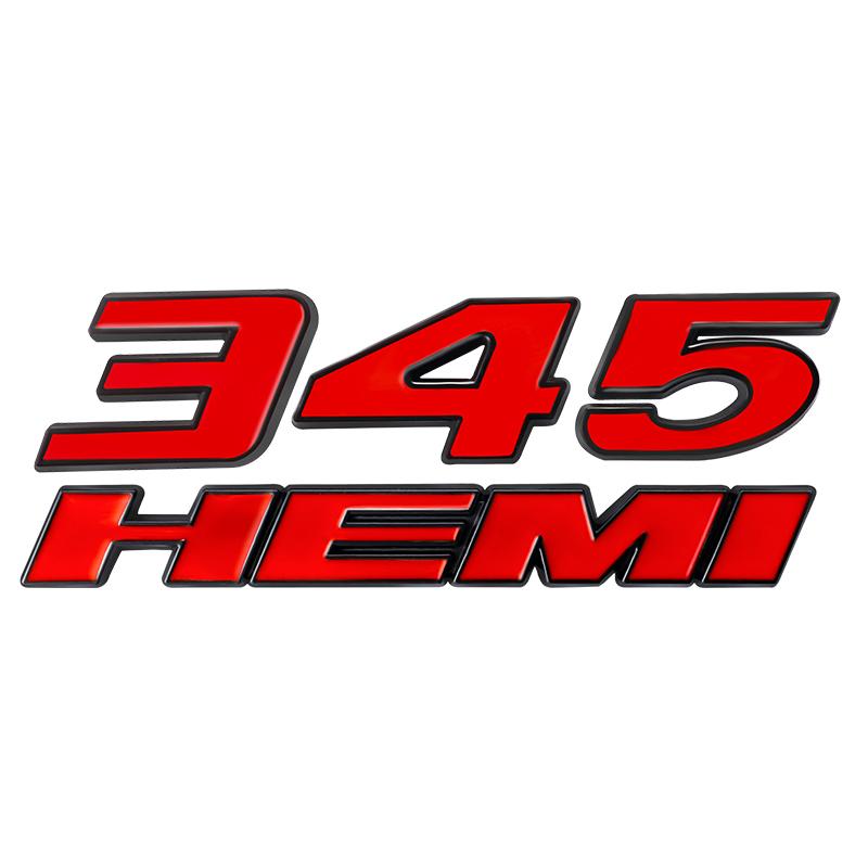 1 шт. 3D металлические наклейки багажник автомобиля 345 392 эмблема HEMI для Dodge Challenger Ram Charger Caliber Journey Caravan Chrysler Dart