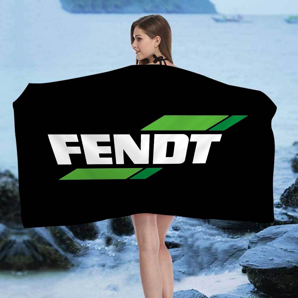 Трактор для фермы F-Fendt Полотенце для ванны из микрофибры Мягкое Впитывающее Воздухопроницаемое Для девочек Детей Декоративное Мультяшное Пляжное полотенце
