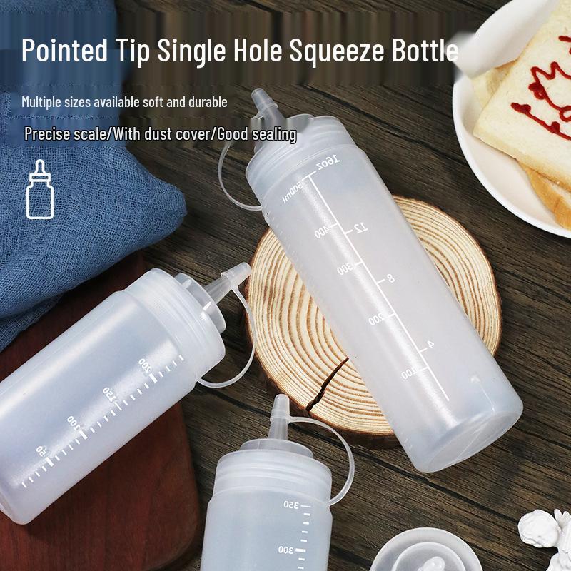 Бутылка с узким горлышком и крышкой, защищенной от взрыва, для шоколада, кетчупа или салатной заправки