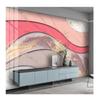 3d Wallpaper Colored Marbled Abstract Feathers Mural Tv Background Wall Mural Living Room Bedroom