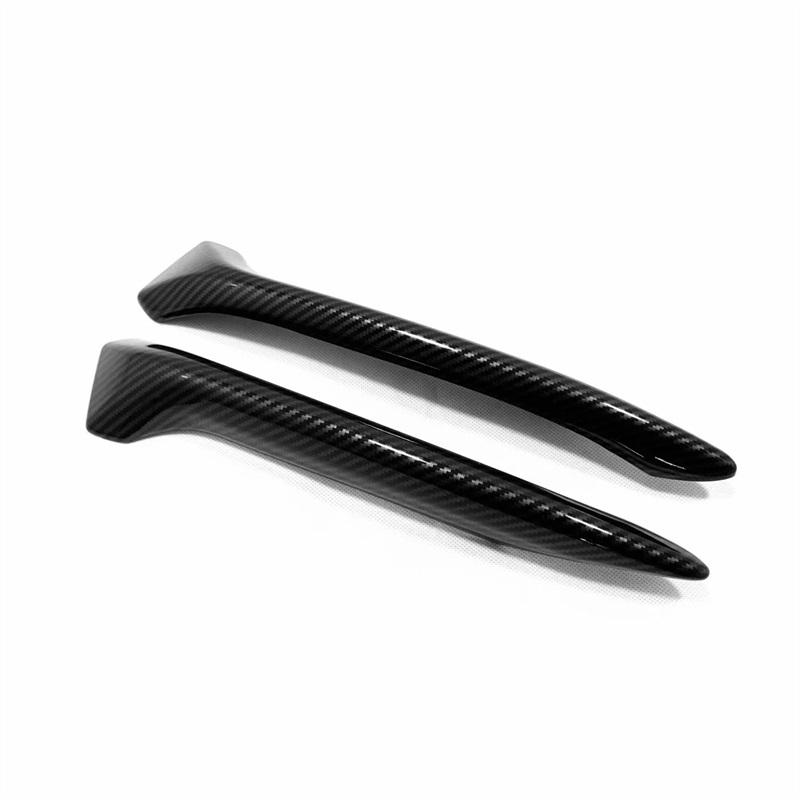 For Nissan Qashqai J11 2018 Front Bumper Fog Light Lamp Eyelid Eyebrow Cover Foglight Trims Car Styling Accessories