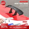 For Bmw Mini 1pcs Carbon Fiber Car Mini Racing Rear Small Wing Spoiler For BMW X3 X5 M5 M3 E46 E90 E60 F10 E39 F30 E36 G30 E87 E