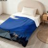 1PC Snufkin Blanket, High quality Comfortable for All Seasons, Home Decor, Warmth and Comfort