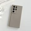 Подходит для Samsung S25Ultra жидкий силикон S24 мягкий чехол флокированный однотонный чехол для мобильного телефона простой S23 защитный чехол