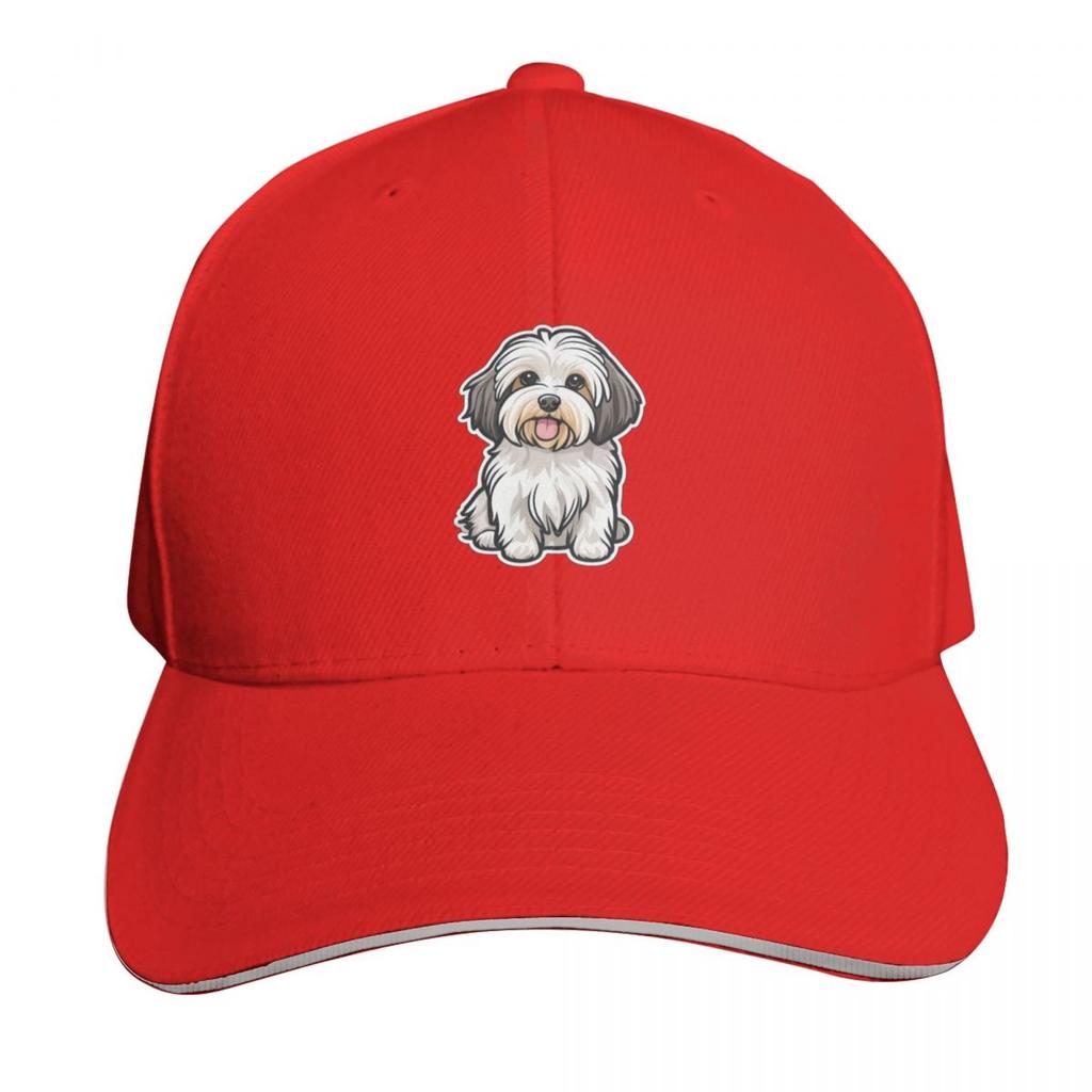 Cute Havanese Dog White Dog Baseball Cap Unisexs big size hat Unique hats fashionable Beach Womens Beach Outlet Unisexs