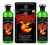 SKINPLUS Гель-краска для волос без аммиака с фруктовым уксусом | Натуральный черный | Питательная краска для волос с блеском и мягкостью | 250 мл × 2