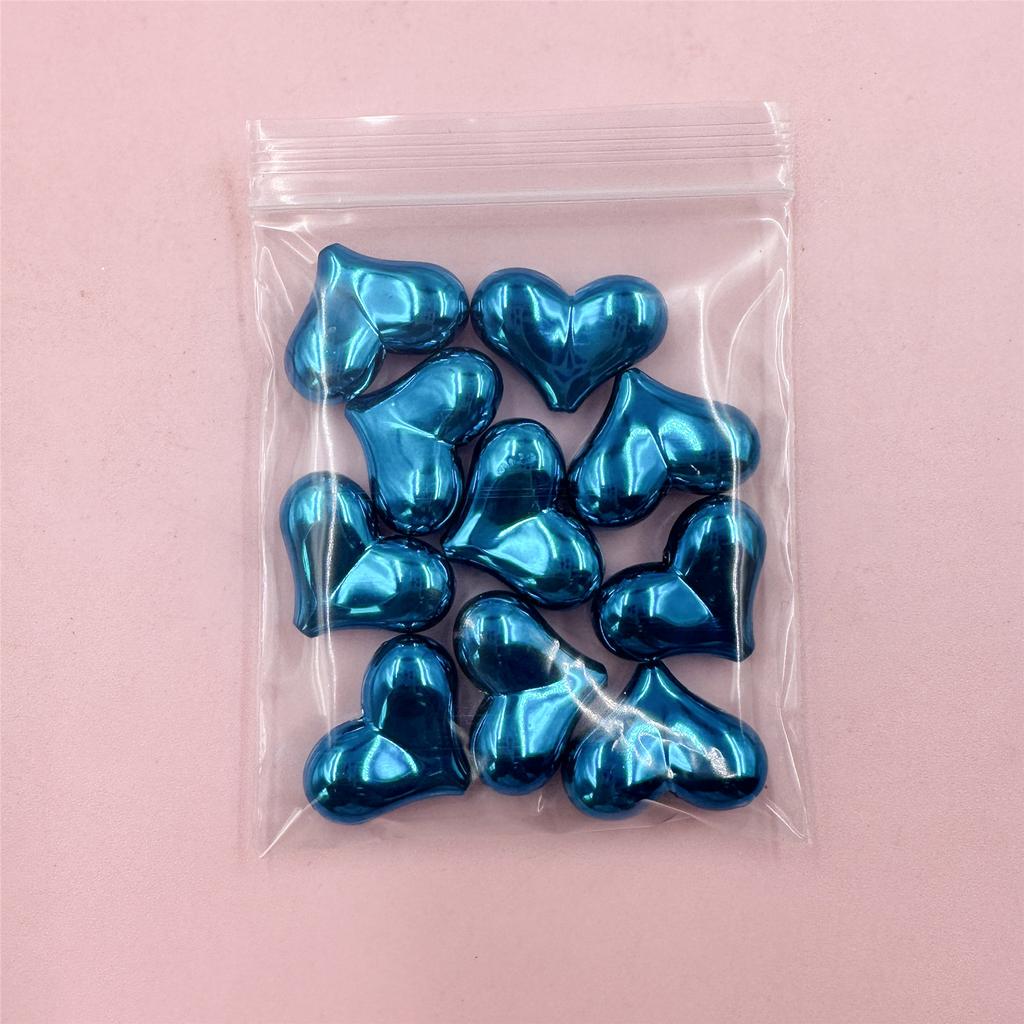 Товары для вечеринки, бусины-разделители 22*16 мм, разноцветные DIY, 10 шт., акриловые бусины в форме сердца, большие аксессуары ручной работы для изготовления ювелирных изделий, свободные