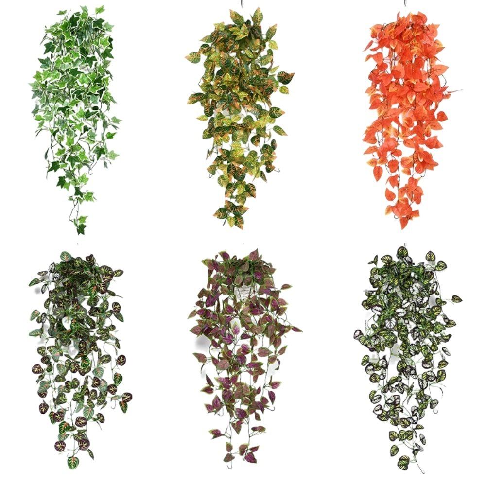 Искусственный Плющ Искусственное Растение Лиана 100см Декор для Дома Сада Рождественский Декор