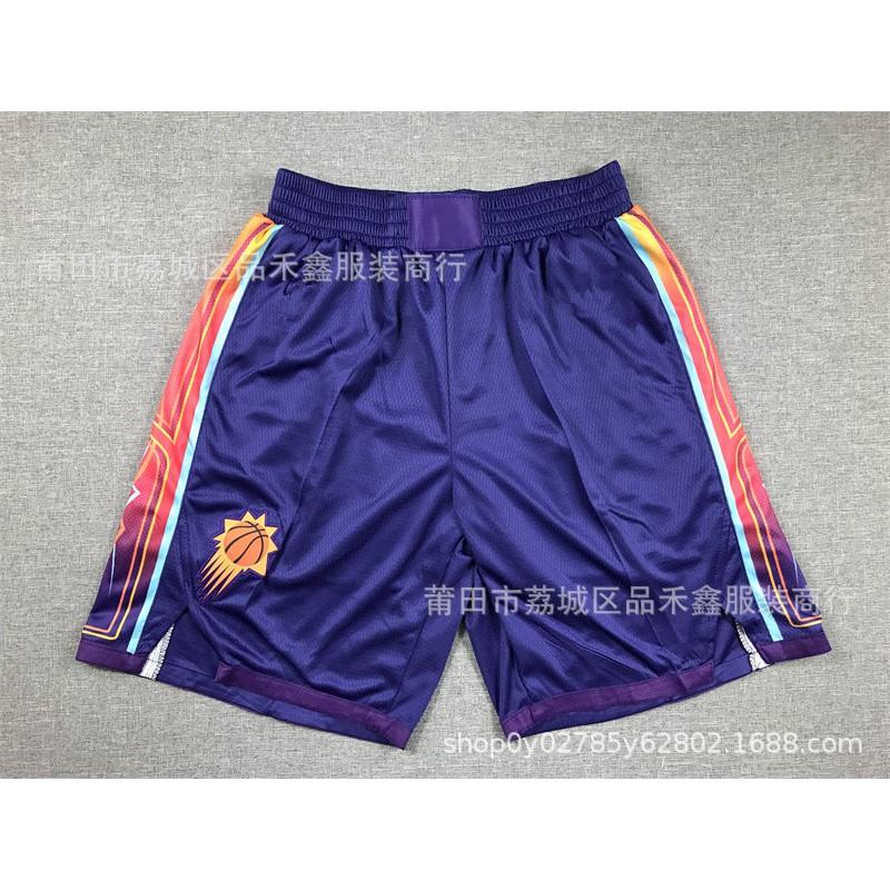 Men Women Basketball Shorts Cotton Sport NBA Teams Lakers Nets Heat Grizzlies Suns Bucks Clippers Bulls