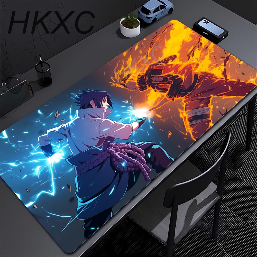 Mouse Pad Gamer Anti-slip Anime N-Naruto Uchiha Itachi Deskmat Gaming Accessories Tablet Mats Large Mousepad Extended Mousepads