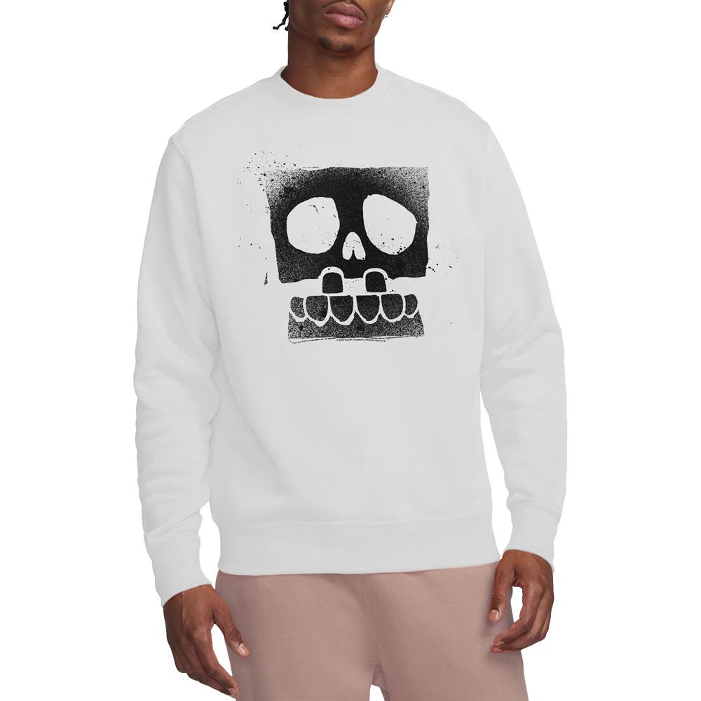 Свитшот унисекс для взрослых «Губка Боб Квадратные Штаны» с принтом черепа