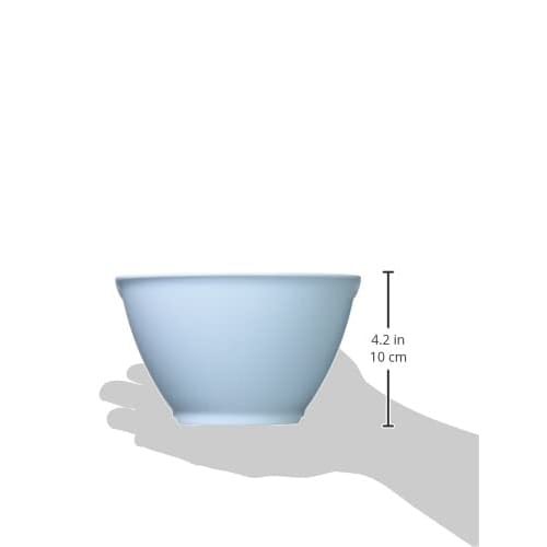 Risu Bowl, Deep, Small, Blue, 17cm (1.2L Capacity), H&H Antibacterial and Stain-Resistant, Made in Japan