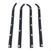 Inner Outer Window Sweep Felts Seals Weatherstrip 4 Pieces Set Repair Part Easily Install Sturdy