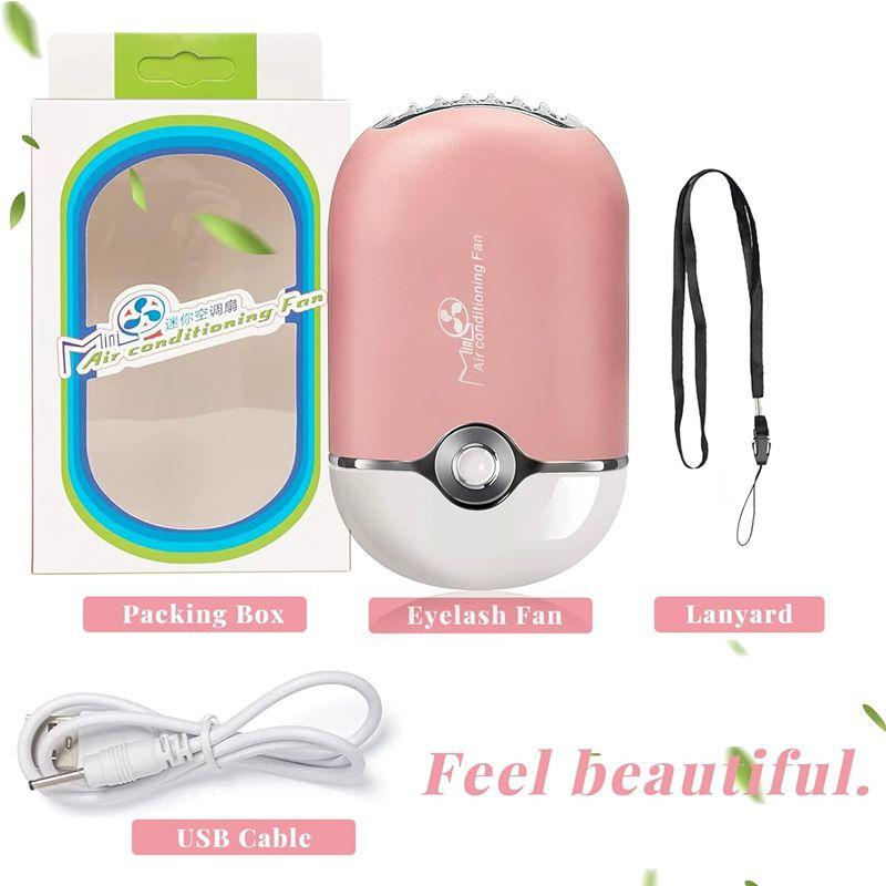 USB-перезаряжаемый портативный мини-вентилятор, охлаждающий вентилятор, безлопастной ручной фен для ресниц, мини-ручной вентилятор, кондиционер