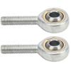 2Pcs Joint Bearing Male Left Threaded Assembly SelfLubricating Rod End Hardware SAL8T K