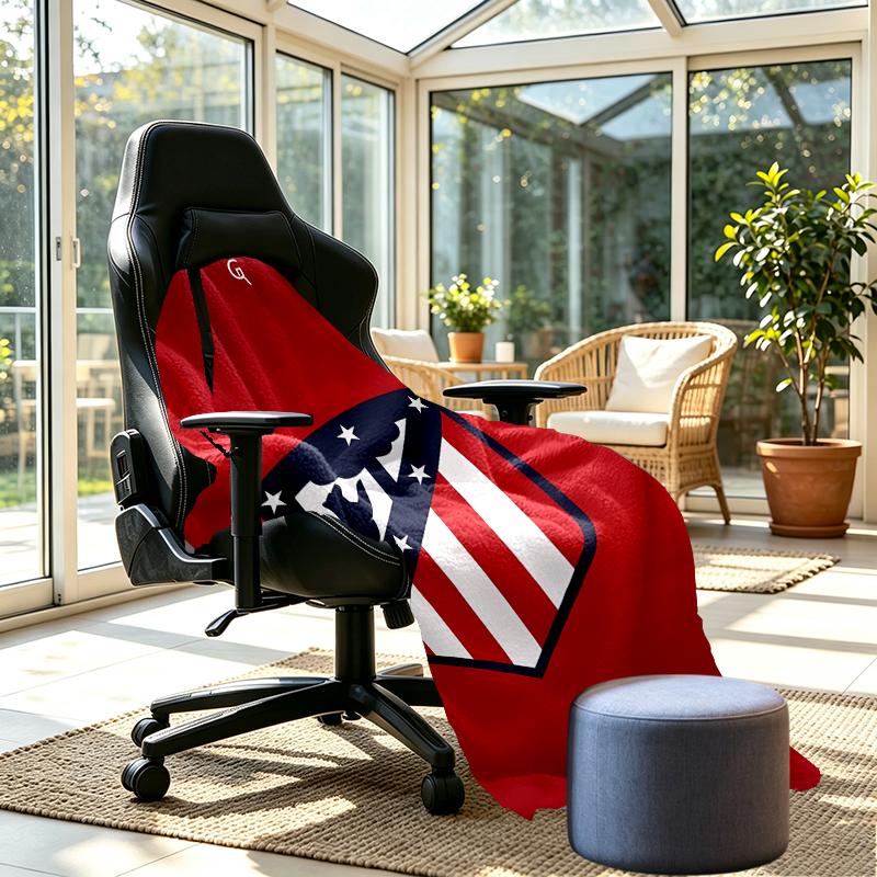 Atletico Madrid Print Blanket - Soft & Comfortable, for Bedroom, Travel, Sofa, Home Decoration - Birthday Christmas Gift for Friend