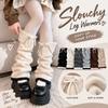 1 Pair Warm Knit Leg Sleeve Thick Knit Calf Warmer Durable Leg Warmer  Daily Winter Outfit Styling