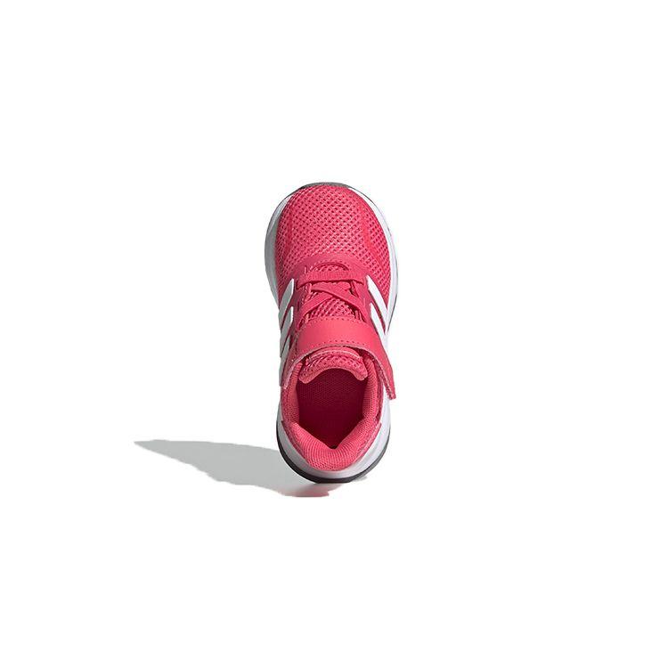 Adidas Neo Runfalcon 1.0 Round Toe Breathable Non-Slip Low-Top Walking Shoes Baby Shoes Pink White EG2227