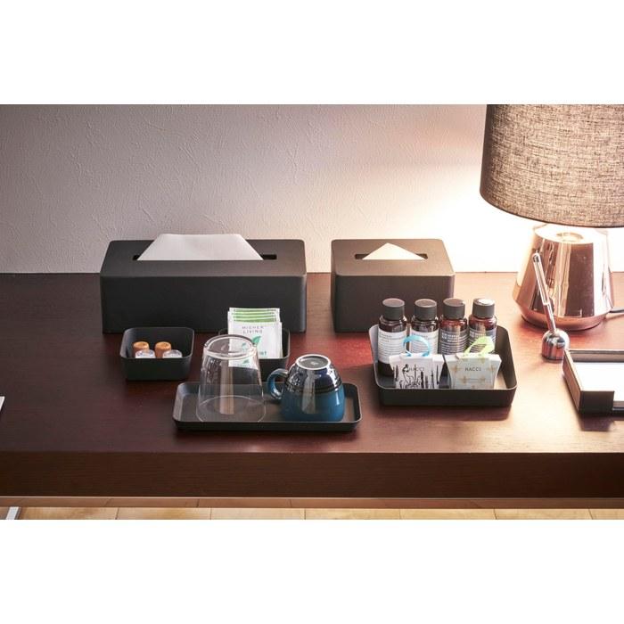 [Yamazaki] Amenity Box Black, Tower Series, 4220, 17.5cm x 13.5cm x 5cm