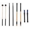 Барабанные палочки Молотки Щетки Набор Гладкое покрытие Удобный захват Ударный инструмент Палочки Молотки
