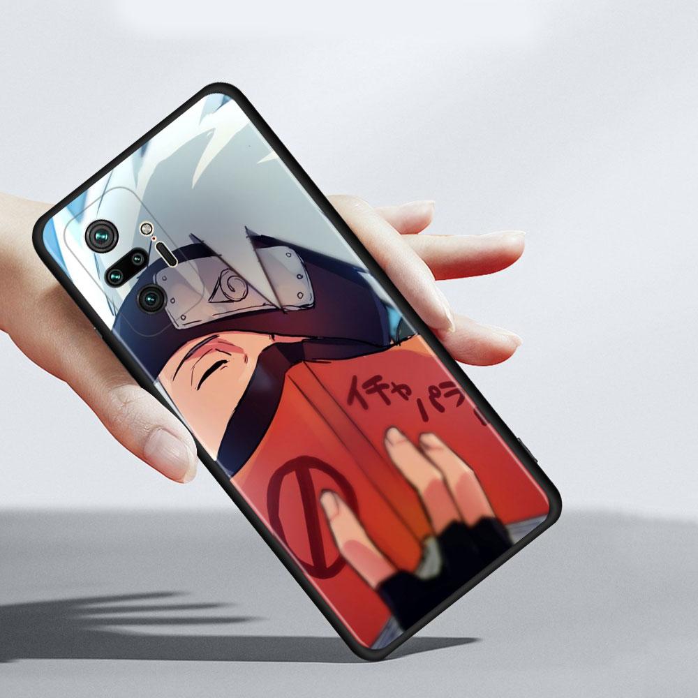 Чехол для телефона Xiaomi Redmi 9 9a 9c 8 k40 Note 9s 9 10 11 8 pro 7 11t 9t 8t, силиконовый чехол аниме Наруто Какаши