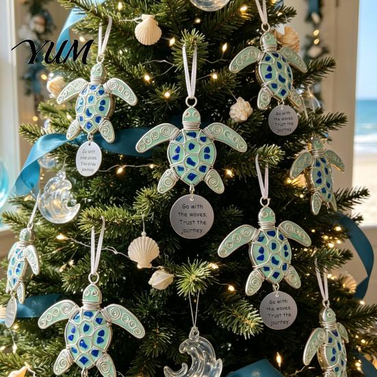 Unique Housewarming Gifts for Friends Coastal Spirit Hanging Ornament, Durable Acrylic Decorative Pendant, Sea Wave Ornament Inspired Home Accents