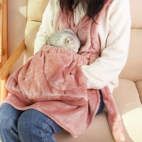 Фартук-переноска для питомца Супермягкий Регулируемый Двойной карман Усиленные края Аккуратные швы