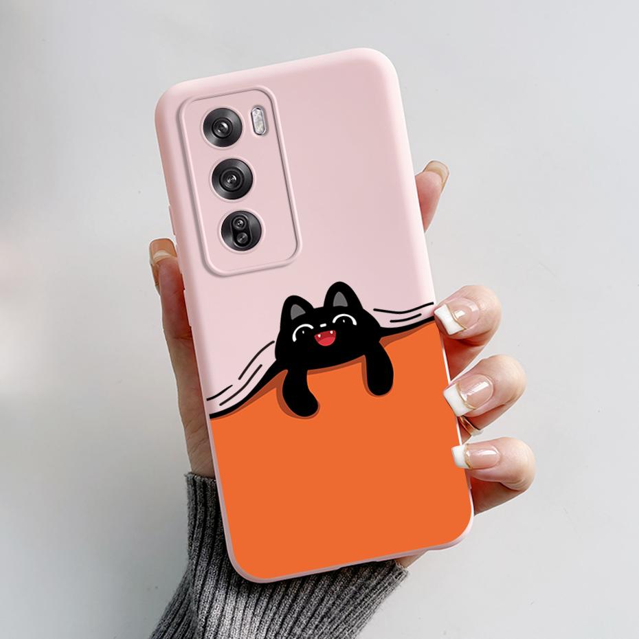 Чехол для Oppo Reno12 Pro 5G CPH2629 Милый Кролик Панда Мягкий Силиконовый Защитный Чехол на Заднюю Панель Для Телефона OPPO Reno 12 Pro 5G 2024