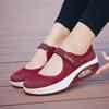 Fashion Summer Women Flat Platform Shoes Woman Casual Mesh Breathable Slip On Fabric Sneakers Shoes For Women Female Mary Jane Shoe.