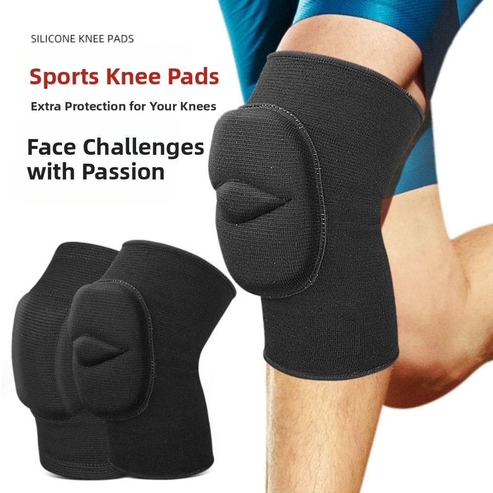 1 Pair Anti Collision Dance Knee Pads Yoga Elastic Knee Pads Sponge Sports Knee Pads  Outdoor Sports