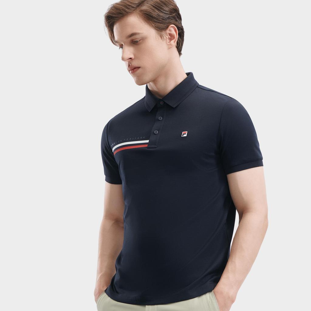 FILA Polo Shirt Men's Legend Blue F11M421101FNV