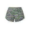 Striped Elastic Straight Leg Shorts Women Shorts Multicolor 723945-100