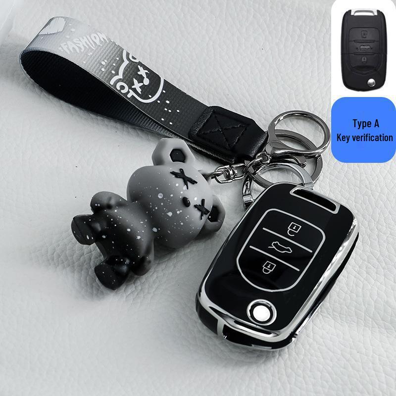 Key Case Shell for Wuling Hongguang MiniEV Macaron 2022 - GAMEBOY GB Design