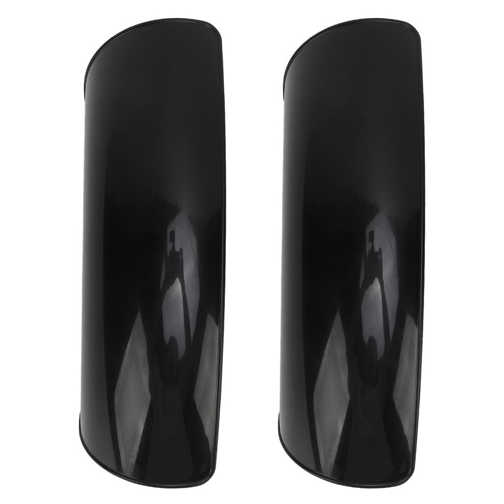 1 пара электрических брызговиков для инвалидной коляски, глянцевый черный, устойчивый к царапинам, сменный комплект брызговиков для инвалидной коляски