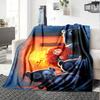 1pc Brave Adventure Birthday Invite flannel Blanket for Super Soft Cute Comfort Blanket for Travel Bedding Couch Sofa Blanket Y73014