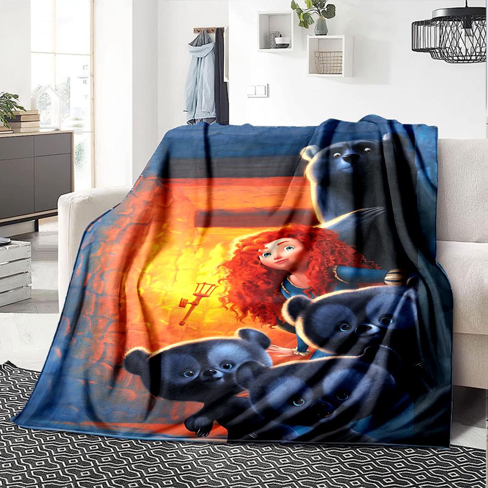 1pc Brave Adventure Birthday Invite flannel Blanket for Super Soft Cute Comfort Blanket for Travel Bedding Couch Sofa Blanket Y73014