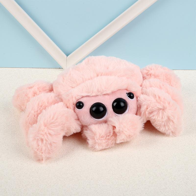 Cute Spider Lucas Plush Toy Halloween Atmosphere Decoration Soft Skin-friendly Fluffy Insect Figurine Festival Gift For Children