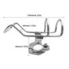 Держатель для удочки из нержавеющей стали 316 с ключом, гнездо-подставка для удилища, троллинг с лодки