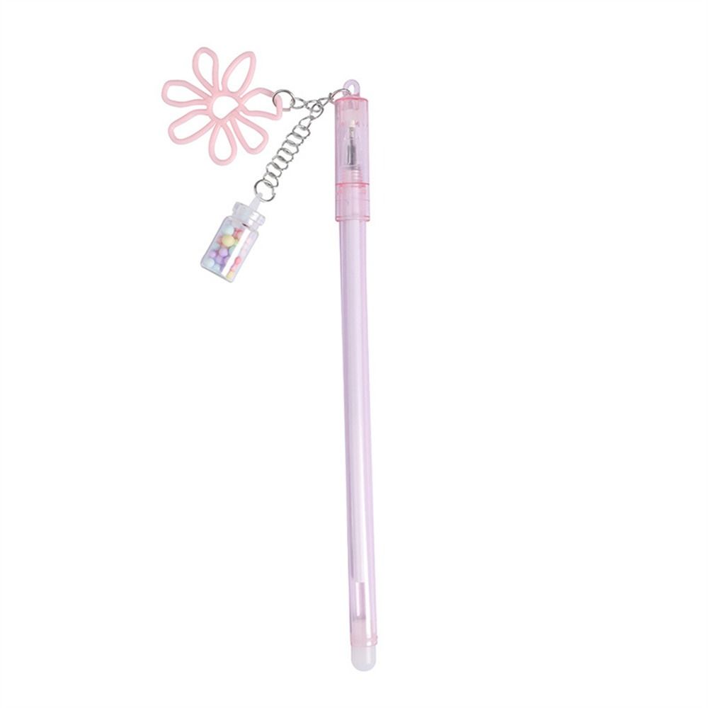 Creative Sweet School Stationery for Girl Student Signature Pen Erasable Pen Pendant Pen Gel Pen