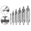 5/6Pcs 60-Degree Angle Combined Center Drills Metal Countersink  Drill  Countersink Tools