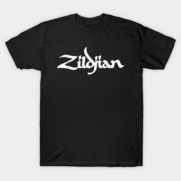 Азиатский размер Мужская черная футболка с принтом Zildjiann Cymbalss College Drumss Drummerr Печать методом термопереноса без вырезания Хлопковая футболка