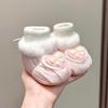 Зимняя обувь для малышей 0-12 месяцев, Мягкая подошва, На меху, Теплая, Нескользящая, для мальчиков и девочек